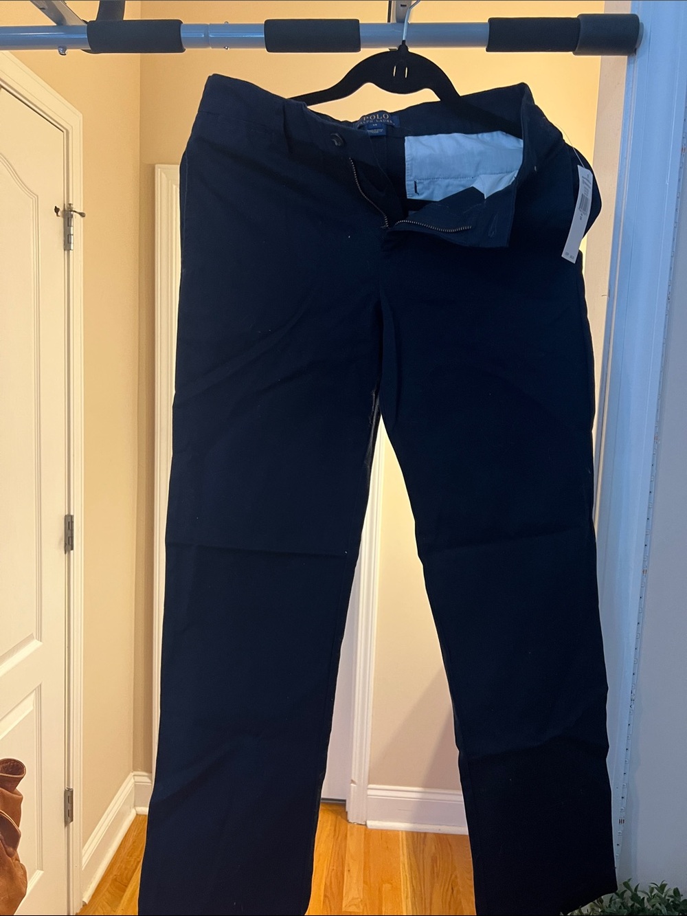 Polo by Ralph Lauren Black Straight-Leg Chinos
